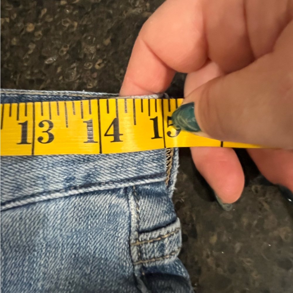 Banana Republic Light Blue Straight Leg Distressed Women's Crop Ankle Denim Jean - Picture 9 of 13
